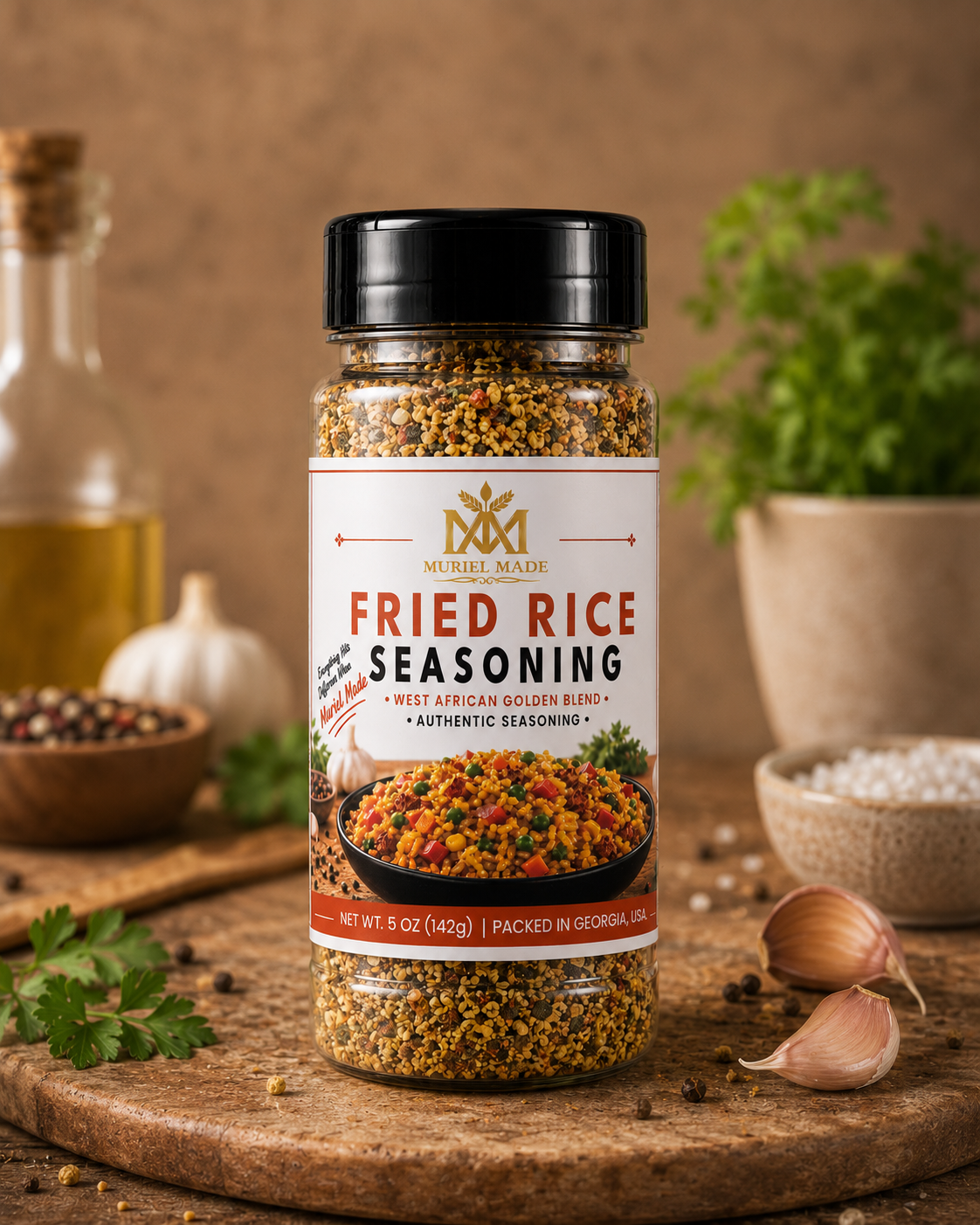 Muriel Made Fried Rice Seasoning – West African Golden Blend